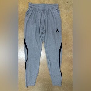 YOUTH Gray Jordan 23 Alpha Training Pants Size L 889711-091 Ankle Zips